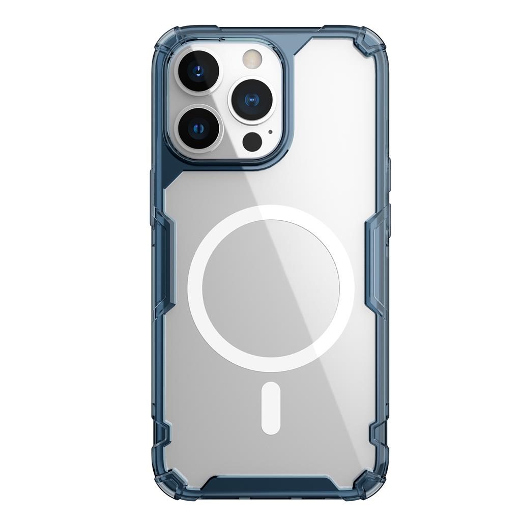 Apple iPhone 13 Pro Max Nillkin Nature Pro MagSafe hátlap tok (Kék)