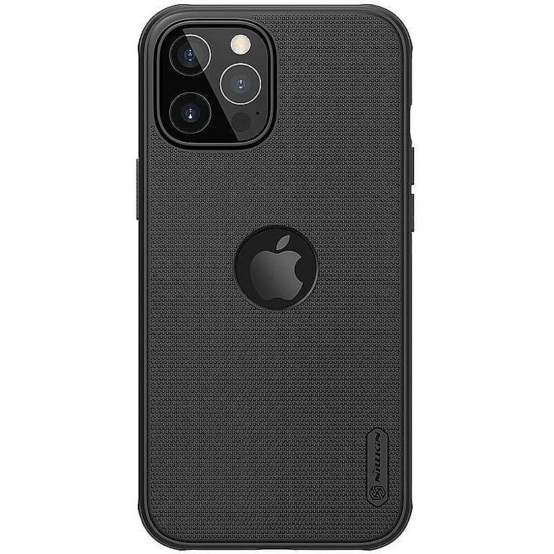 Apple iPhone 12 / iPhone 12 Pro Nillkin Super Frosted Shield Pro hátlap tok (fekete)