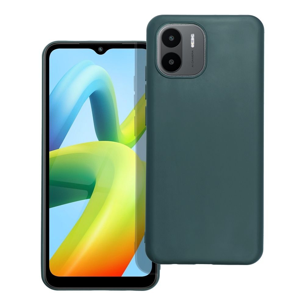 Xiaomi Redmi A1 / Redmi A2 TPU matte hátlap tok (Zöld)