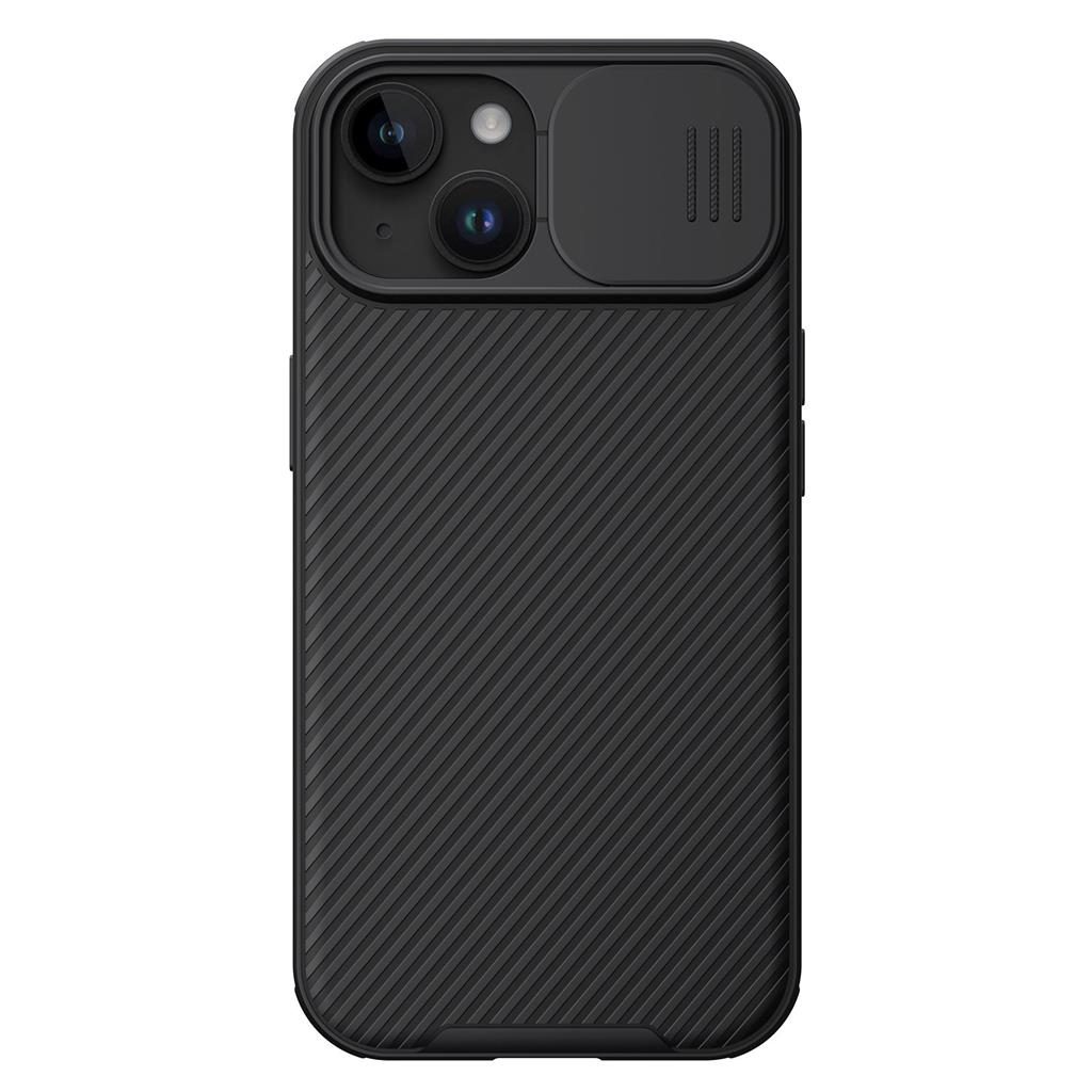 Apple iPhone 15 Plus Nillkin Camshield Pro hátlap tok (Fekete)