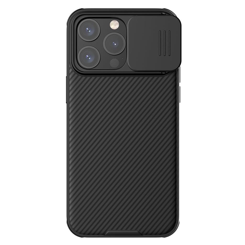 Apple iPhone 15 Pro Nillkin Camshield Pro hátlap tok (Fekete)
