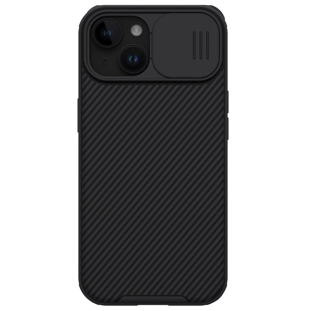 Apple iPhone 15 Nillkin Camshield Pro hátlap tok (Fekete)