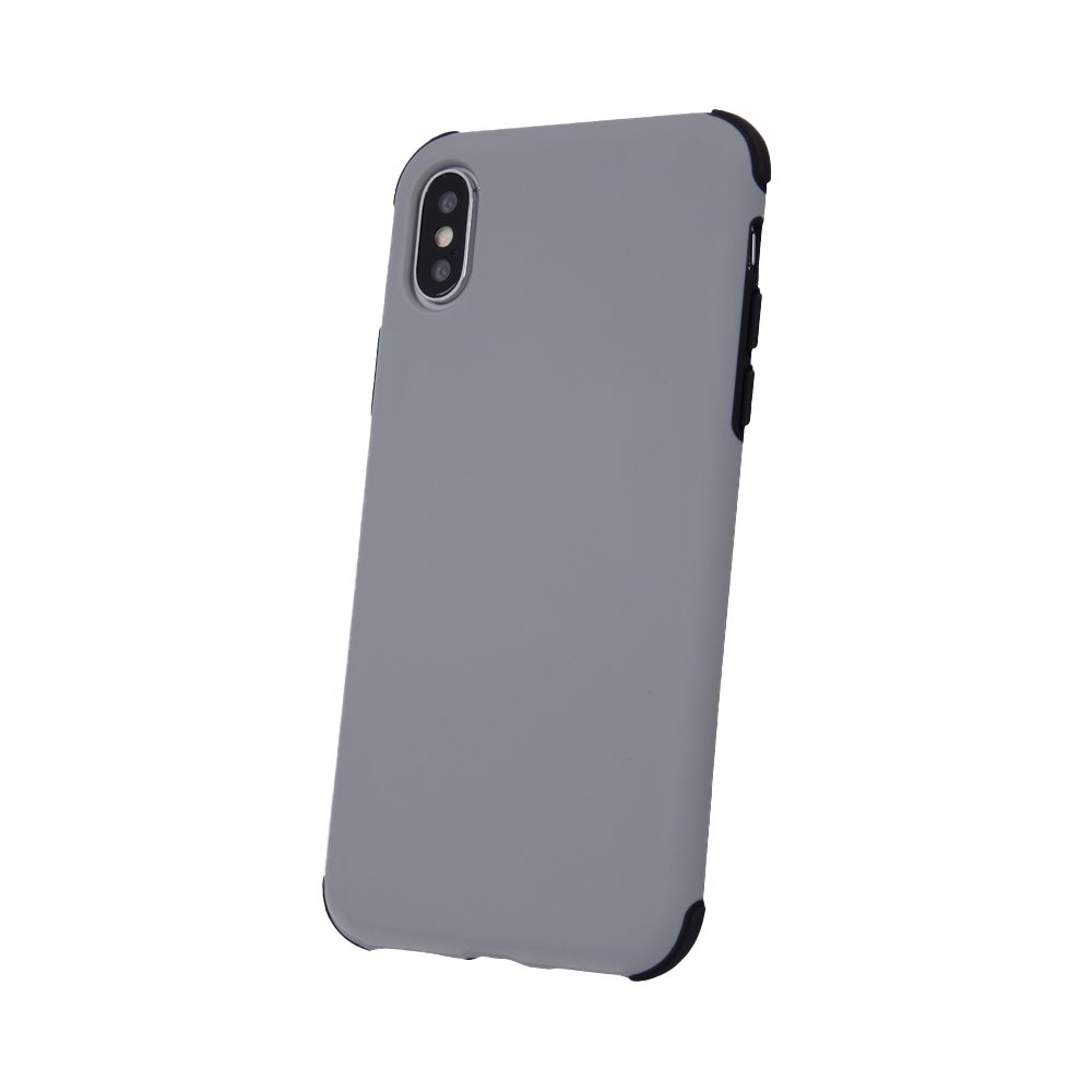 Samsung Galaxy A10 defender rubber ütésálló hátlap tok (Szürke)