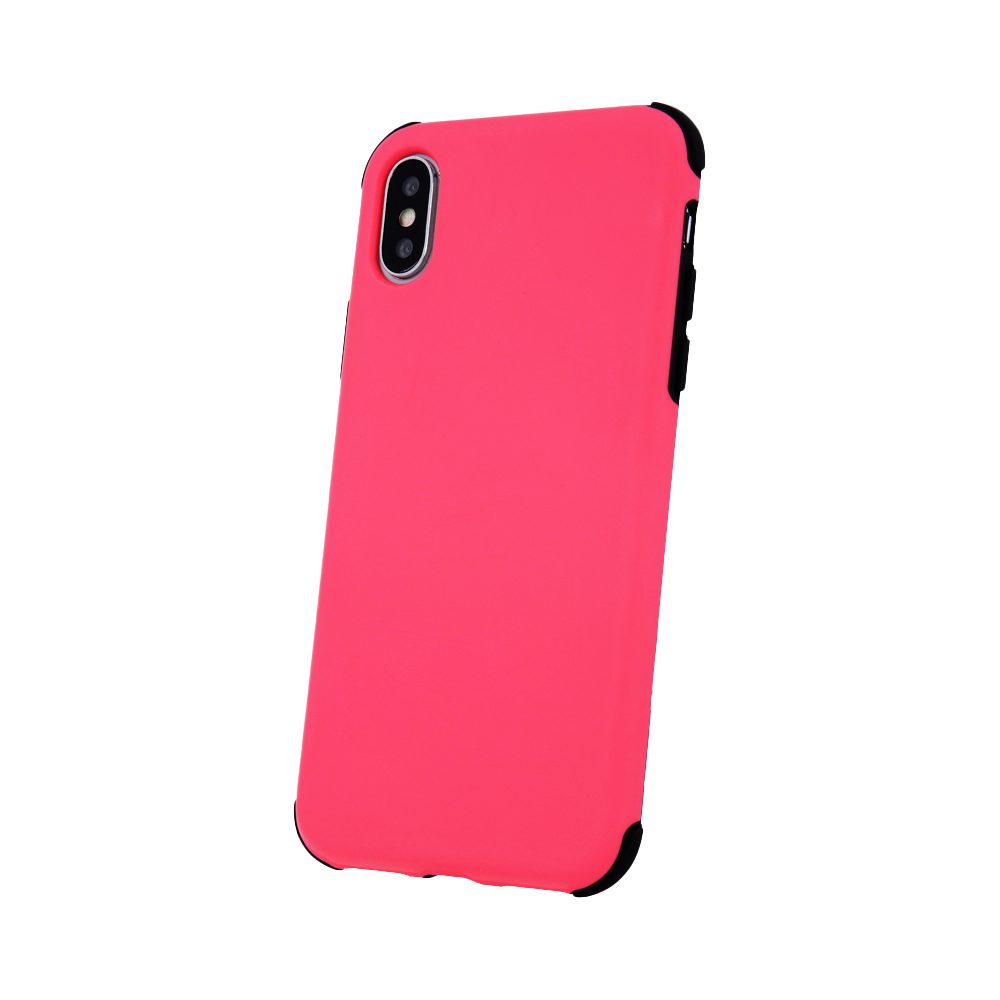 Samsung Galaxy A10 defender rubber ütésálló hátlap tok (Pink)