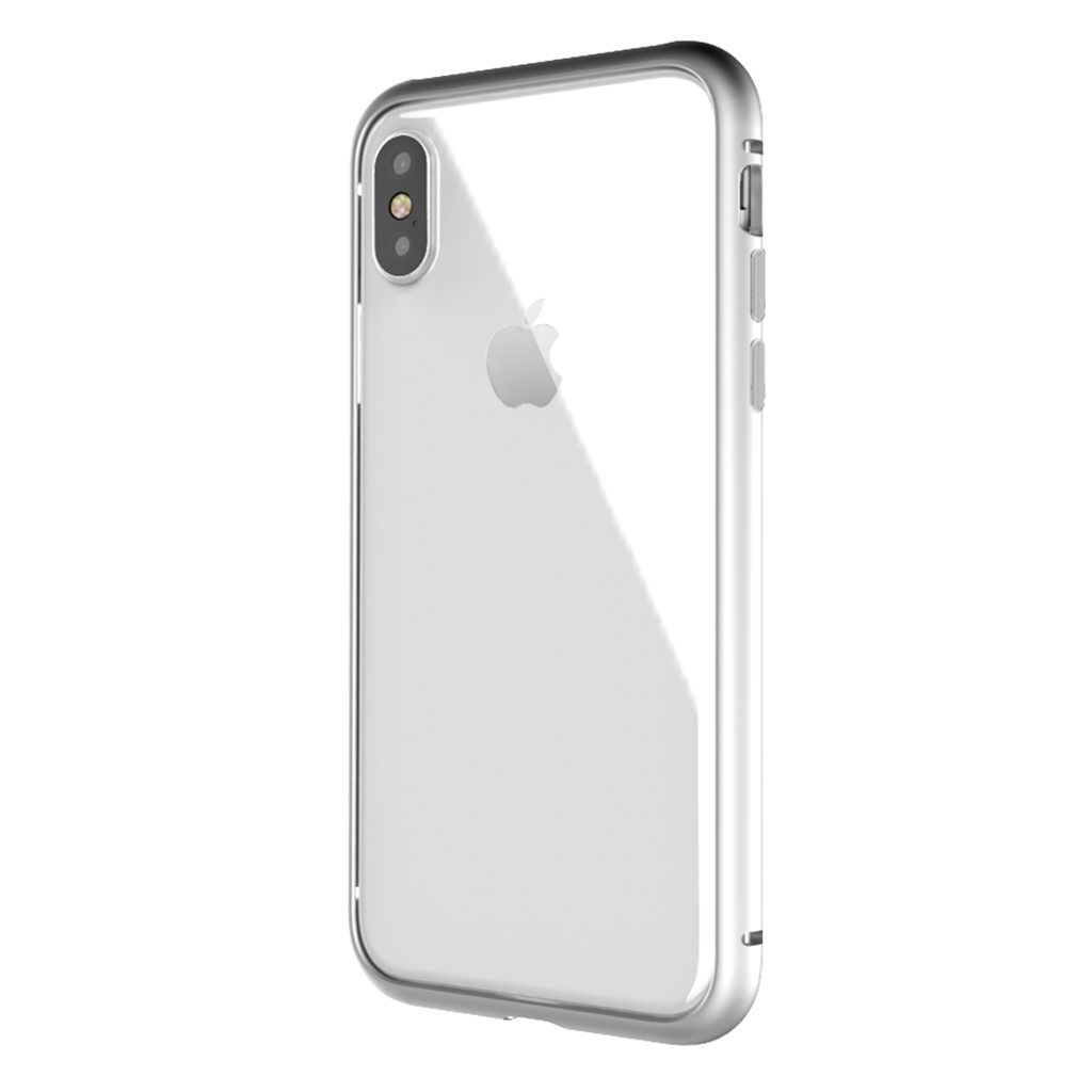 Apple iPhone 7 Plus / iPhone 8 Plus mágneses adszorpciós hátlap tok (Fehér)