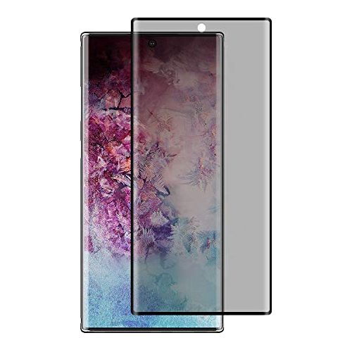 Samsung Galaxy Note 10+ üvegfólia hajlított kijelzőre full glue 2.0, átlátszó (fekete keret)