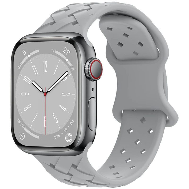 Apple Watch 38mm / Watch 40mm / Watch 41mm HOCO WA16 bamboo szíj szürke