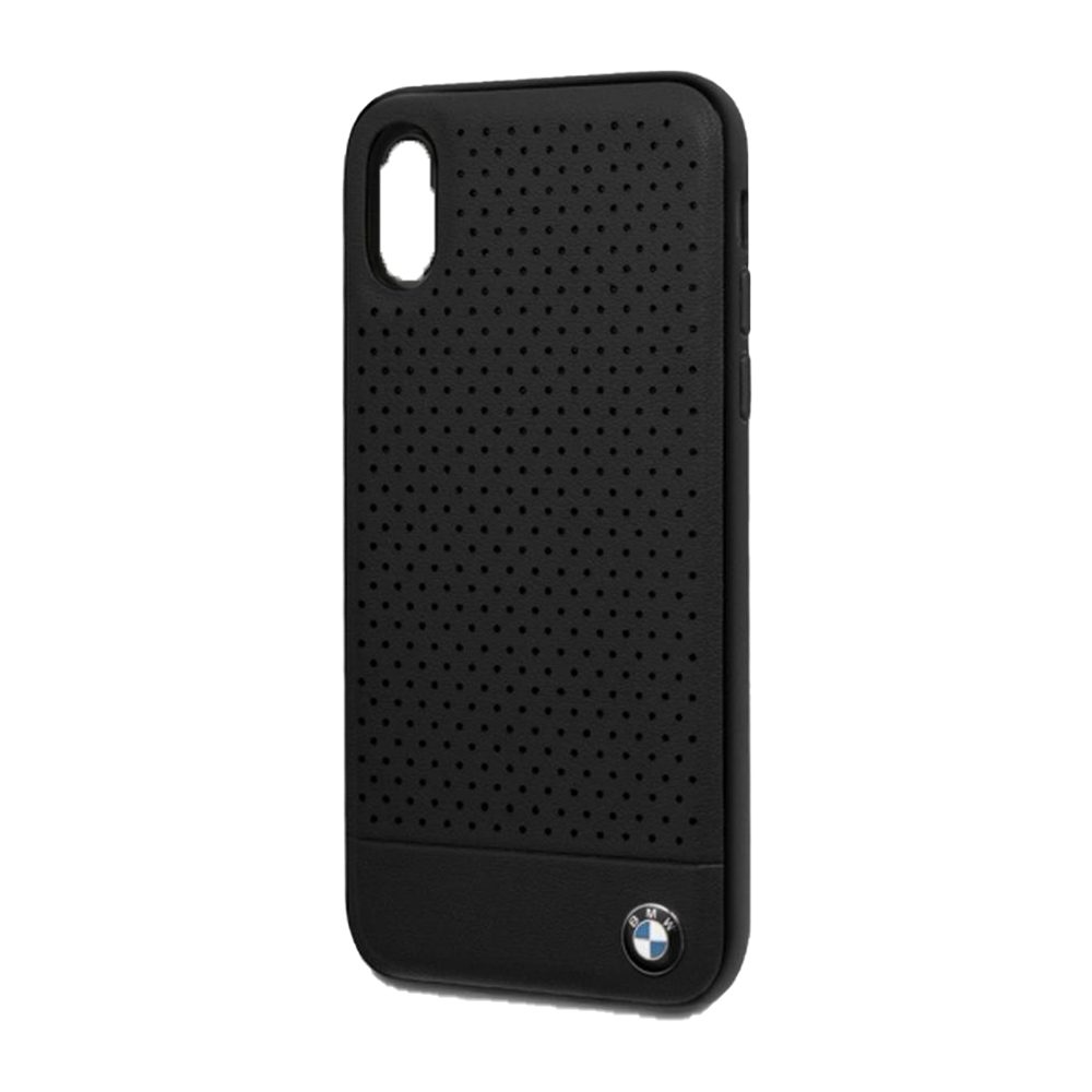 Apple iPhone X / XS BMW Signature Perforált tok (Fekete) - BMHCPXPEBOBK