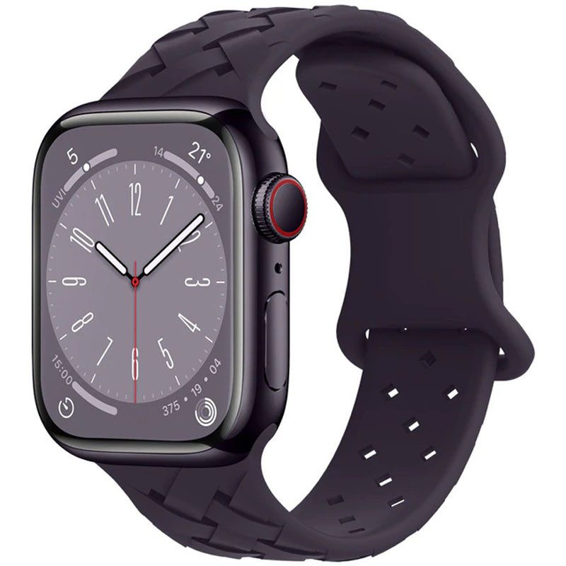 Apple Watch 38mm / Watch 40mm / Watch 41mm HOCO WA16 bamboo szíj piros