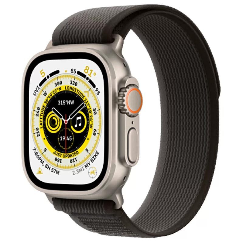 Apple Watch 42mm / Watch 44mm / Watch 45mm / Watch 49mm HOCO WA14 szíj fekete