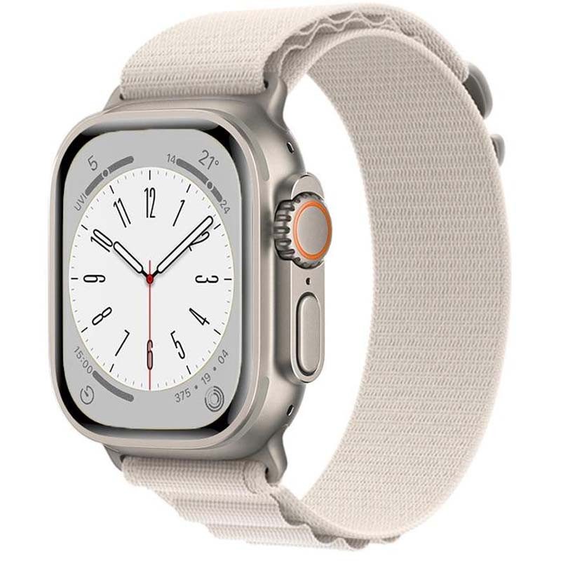 Apple Watch 42mm / Watch 44mm / Watch 45mm / Watch 49mm HOCO WA13 szíj ezüst