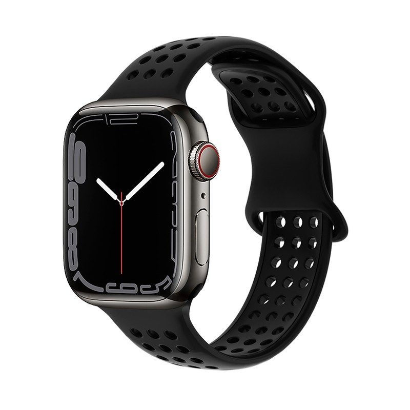 Apple Watch 42mm / Watch 44mm / Watch 45mm / Watch 49mm HOCO WA08 okosóra szíj fekete