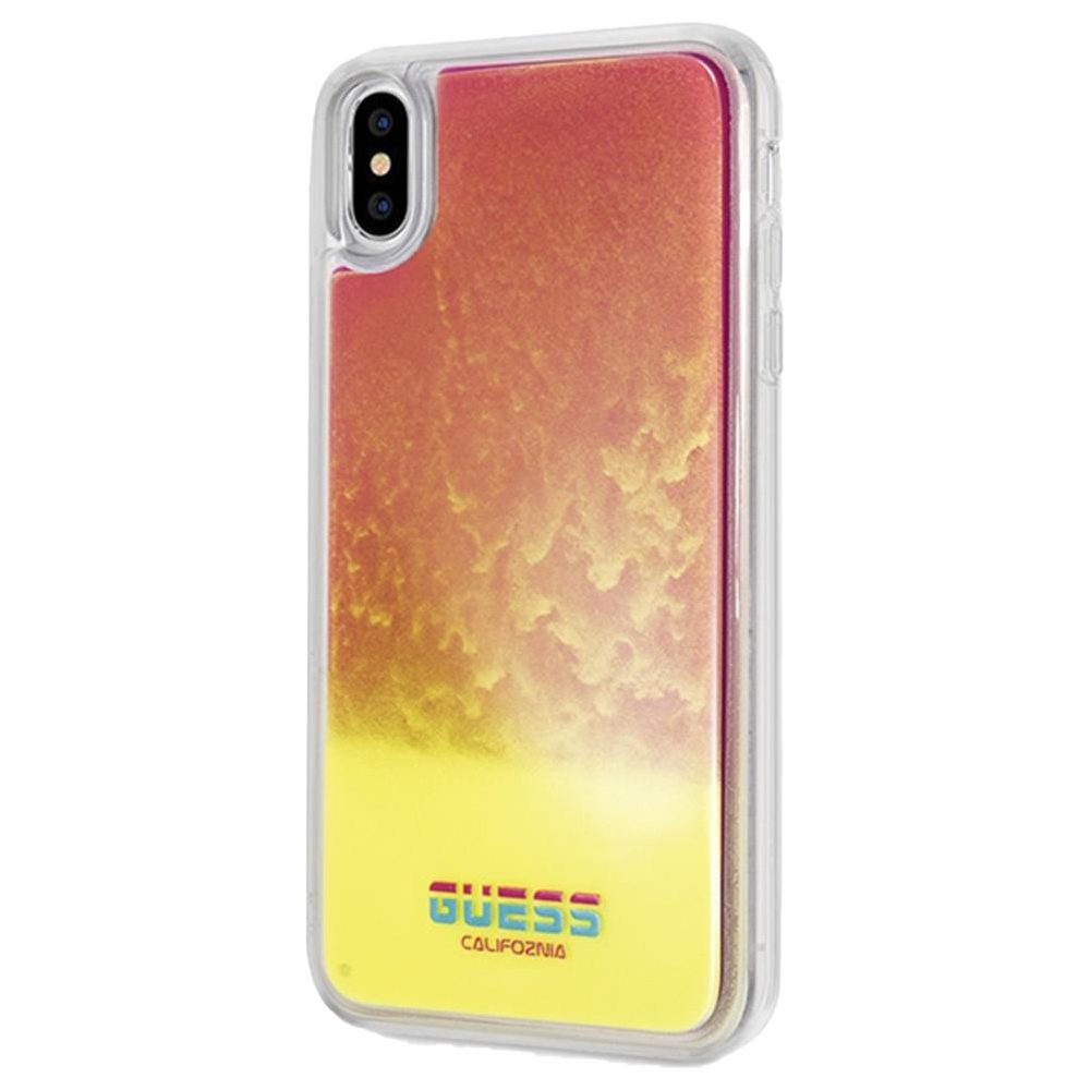 Apple iPhone XS Max Guess Glow in the Dark tok (Rózsaszín) - GUHCI65GLCPI