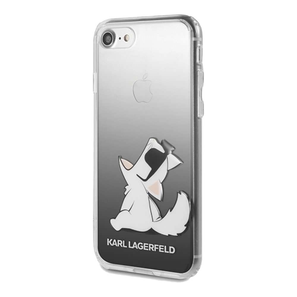Apple iPhone 7/8/SE 2 Karl Lagerfeld Choupette Fun tok (Fekete) – KLHCI8CFNRCBK