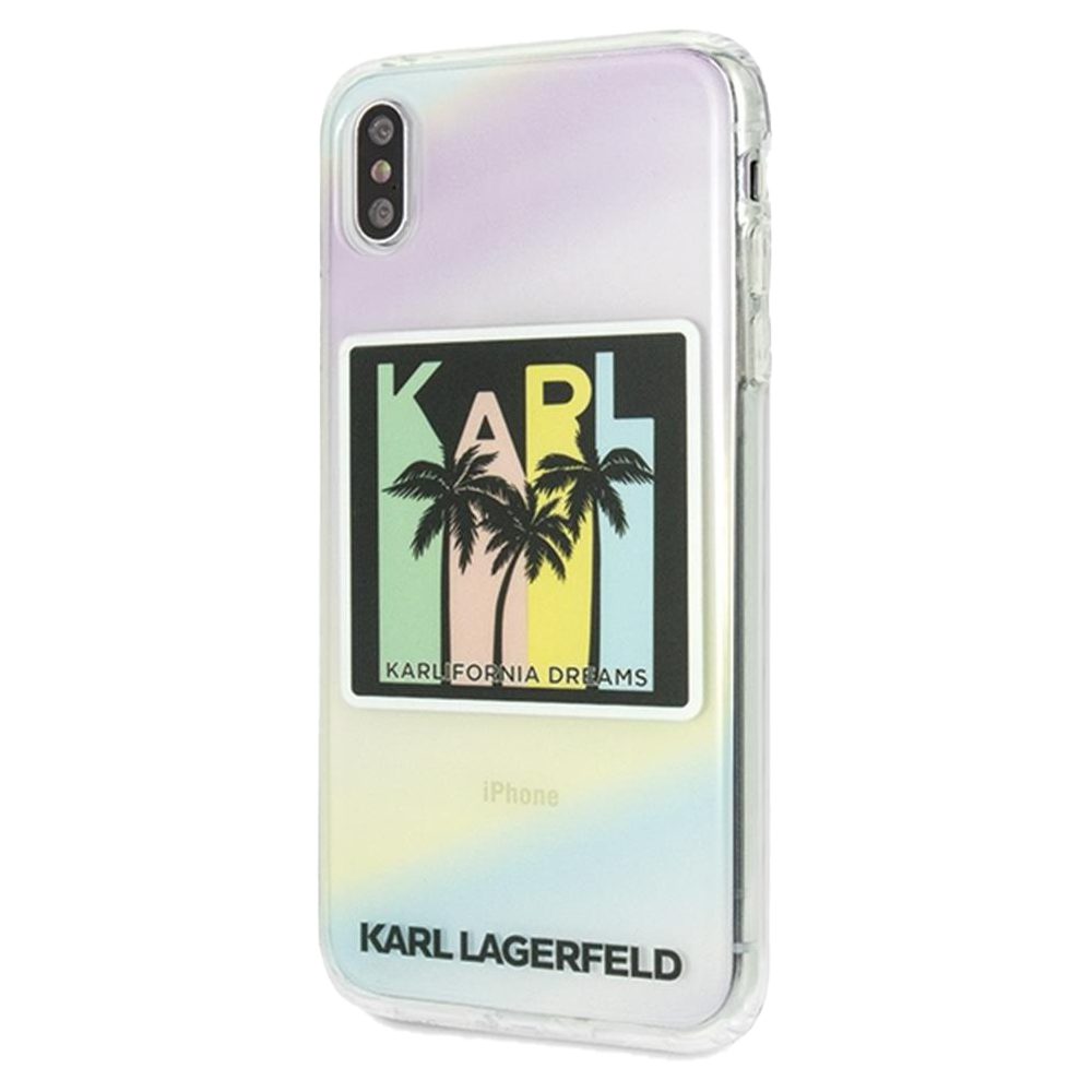 Apple iPhone XS Max Karl Lagerfeld Hard Case Kalifornia Dreams tok (Fekete) – KLHCI65IRKD