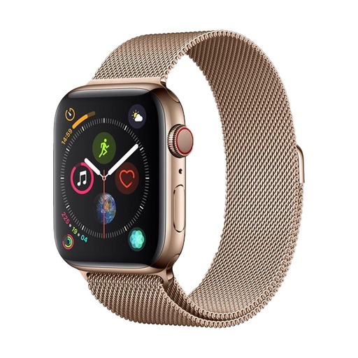 Devia Apple Watch Series 4 44mm milánói szíj, Arany