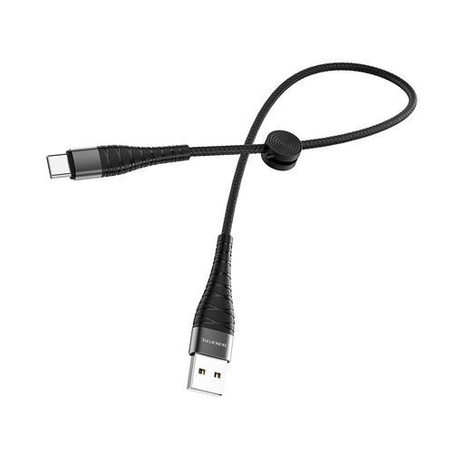 Borofone BX32 microUSB kábel, 5A, 0,25m, fekete