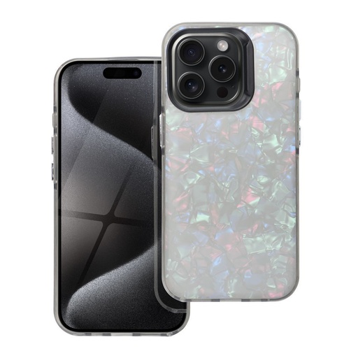 Apple iPhone 15 TUTTI FRUTTI hátlap tok (Fekete)