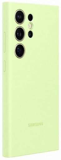 Samsung Galaxy S24 Ultra Silicone Cover tok szíjjal (Zöld)