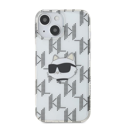 Apple iPhone 15 Karl Lagerfeld IML Electroplated Choupette Head tok (Átlátszó) – KLHCP15SHKLPCHT