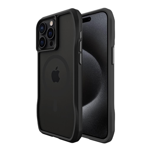 Apple iPhone 15 Pro Max TOKO Octagon magsafe hátlap tok (Fekete)