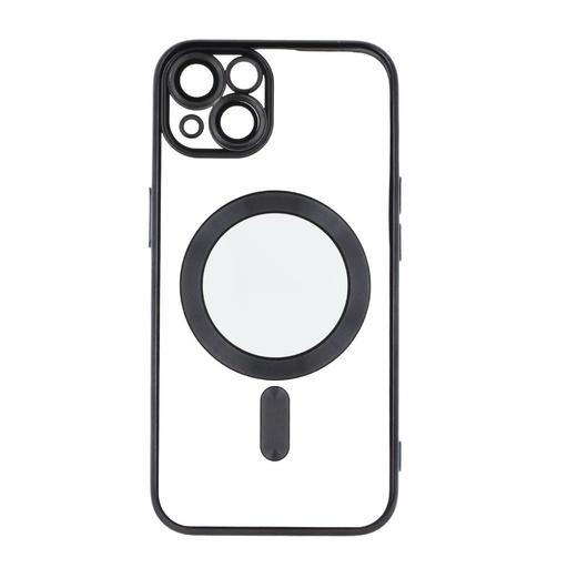 Apple iPhone 14 Color Chrome Magsafe hátlap tok (Fekete)