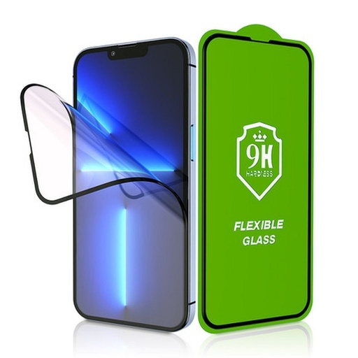 Samsung Galaxy A16 4G / Galaxy A16 5G 5D flexibilis hybrid üvegfólia (Átlátszó (fekete peremmel) )