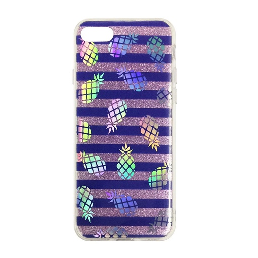 Apple iPhone 7/ 8/ SE 2020/ SE 2022 fashion hátlap tok (ananász minta)