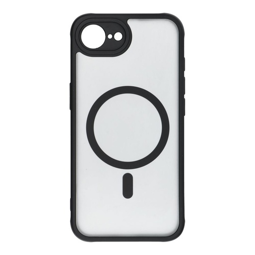 Apple iPhone 16e Full matte mag magsafe hátlap tok (Fekete)