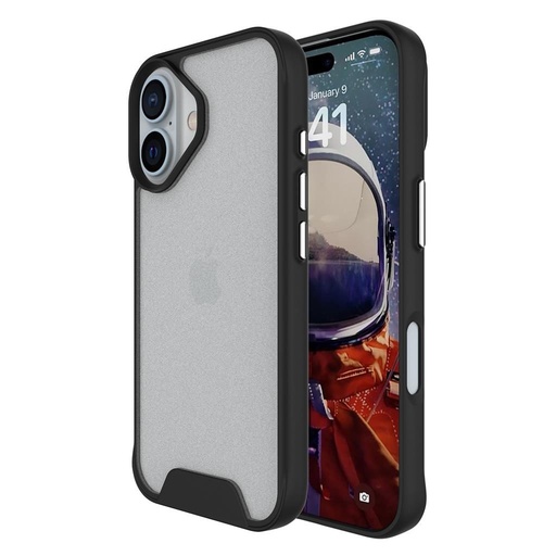 Apple iPhone 16 TOKO Silk hátlap tok (Fekete)