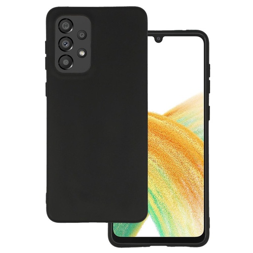 Samsung Galaxy A56 5G matt szilikon hátlap tok (Fekete)