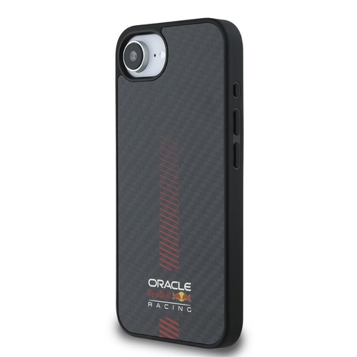 Apple iPhone 16e Red Bull Carbon Powerbar MagSafe tok (Fekete) – RBHMPSE424CFGSMK