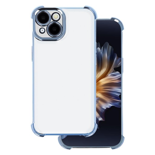 Samsung Galaxy A56 5G Anti shock chrome hátlap tok (Kék)