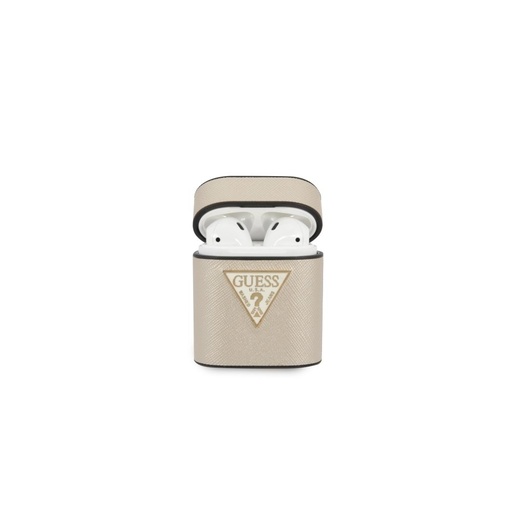 AirPods Guess Saffiano tok (Bézs) - GUACA2VSATMLLG