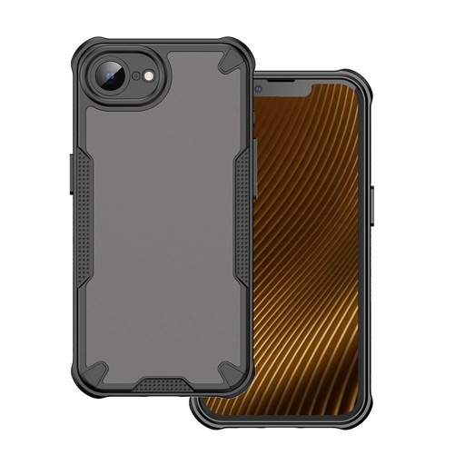 Apple iPhone 16e Defender Matt hátlap tok (Fekete)