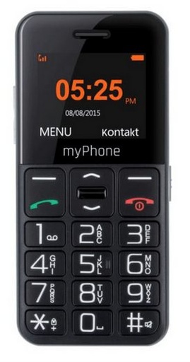 myPhone HALO Easy (Fekete)
