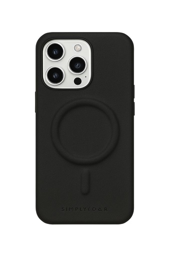 Apple iPhone 17 ROAR Modern Mag Leather MagSafe hátlap tok (Fekete)