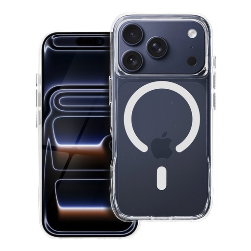 Apple iPhone 17 Pro Max ROAR Slim Defender MagSafe hátlap tok (Átlátszó)