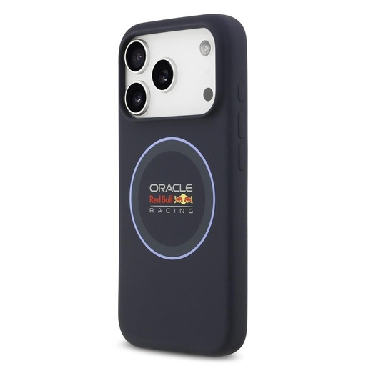 Red Bull Silicone Blue Ring MagSafe tok iPhone 17 Pro (Sötétkék)