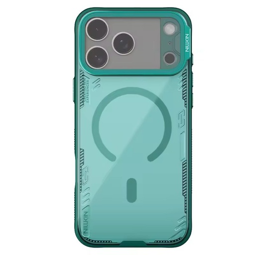 Apple iPhone 17 Pro Nillkin Iceblade Prop magsafe hátlap tok (Zöld)