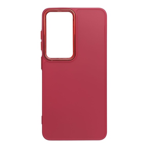Samsung Galaxy S26 Frame szilikon hátlap tok (Magenta)