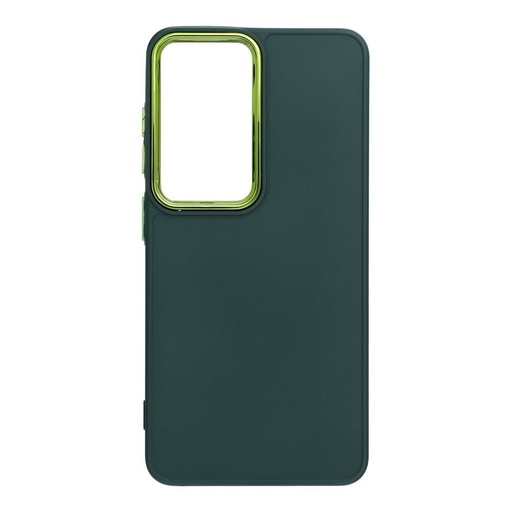 Samsung Galaxy S26 Frame szilikon hátlap tok (Zöld)