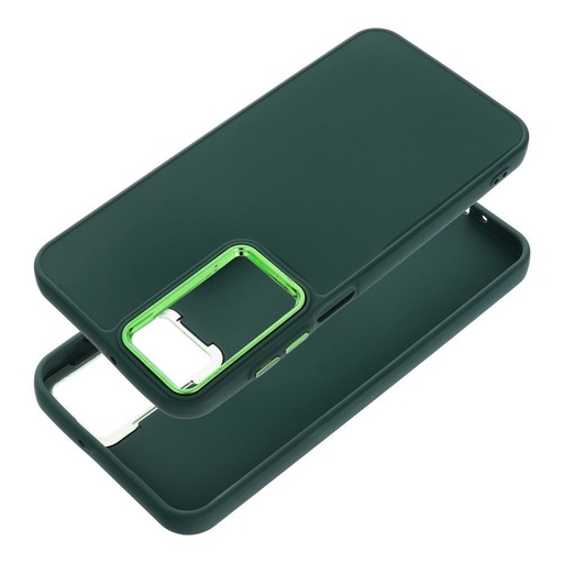 Samsung Galaxy A37 5G Frame szilikon hátlap tok (Zöld)