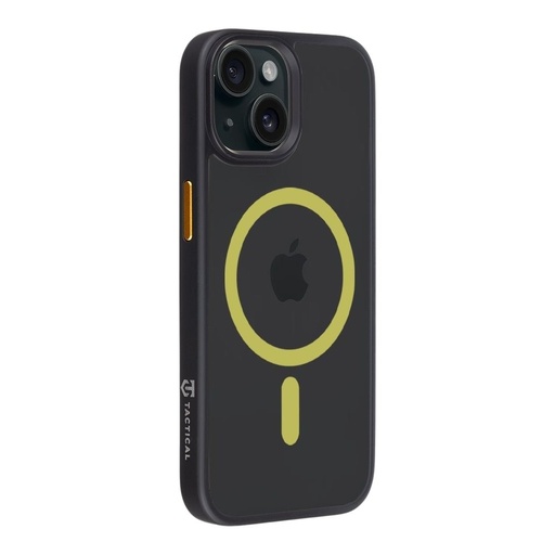 Apple iPhone 15 Tactical MagForce Hyperstealth 2.0 hátlap tok (Fekete - Sárga)