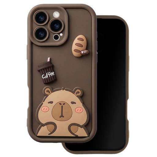 Apple iPhone 16 Pro Trendy 3D szilikon hátlap tok