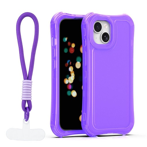 Apple iPhone 15 SafePop hátlap tok (Lila)
