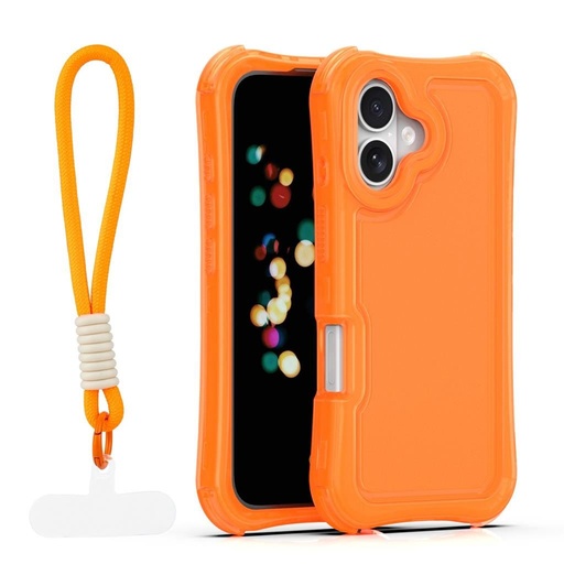 Apple iPhone 16 SafePop hátlap tok (Narancssárga)