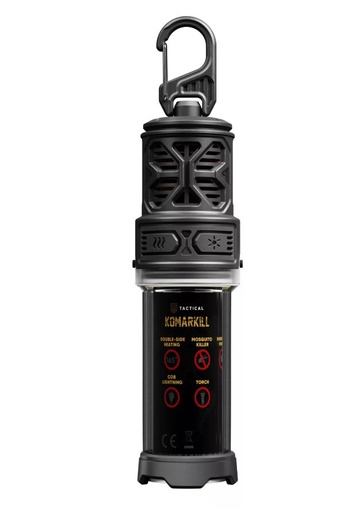 Tactical KomarKill szúnyogriasztó és LED lámpa powerbank funkcióval