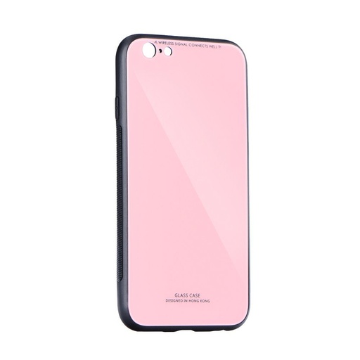 Huawei Mate 20 Pro üveg hátlap tok (Pink)