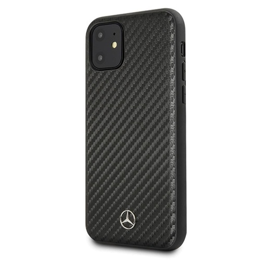 Apple iPhone 11 Mercedes prémium hátlap tok (Fekete) - MEHCN61SRCFBK